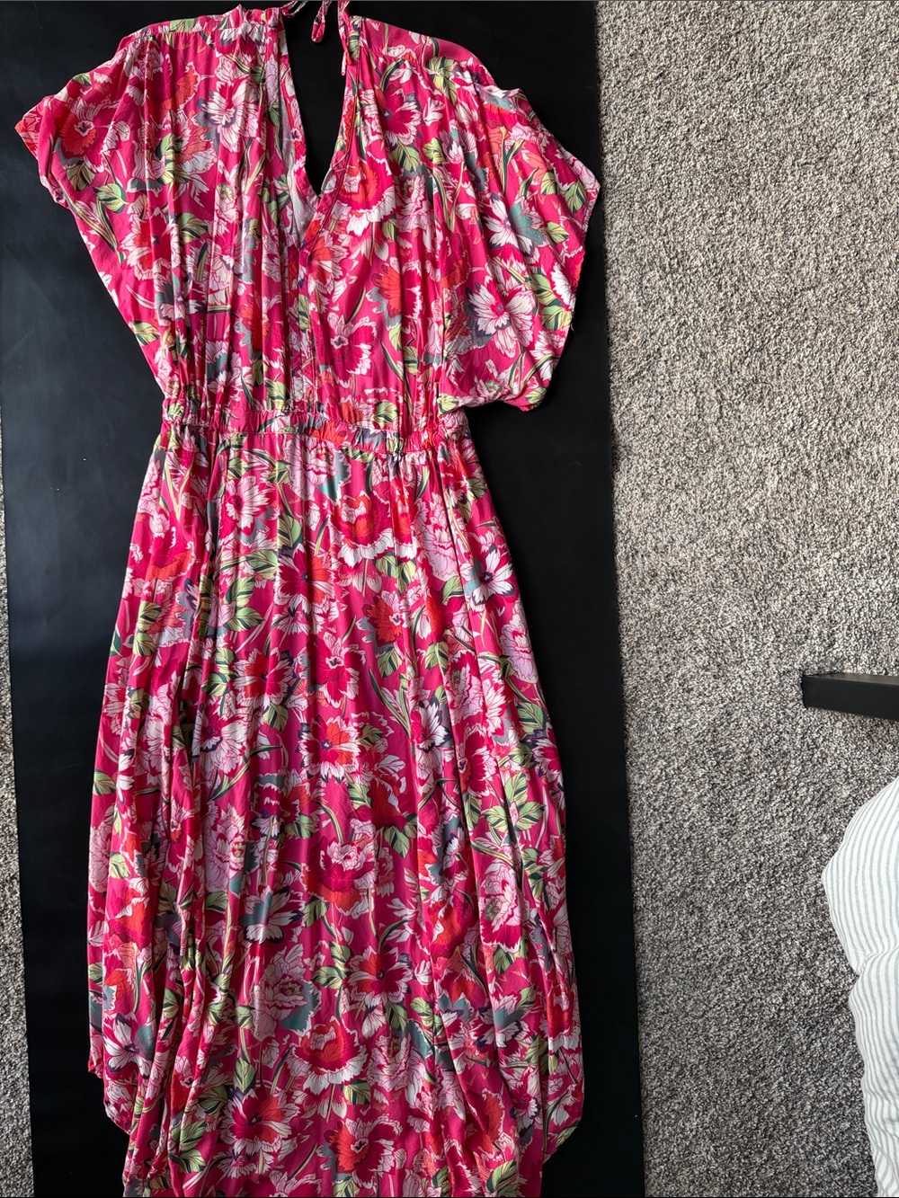 GAP Pink Floral Maxi Dress - Lightweight Summer Dress